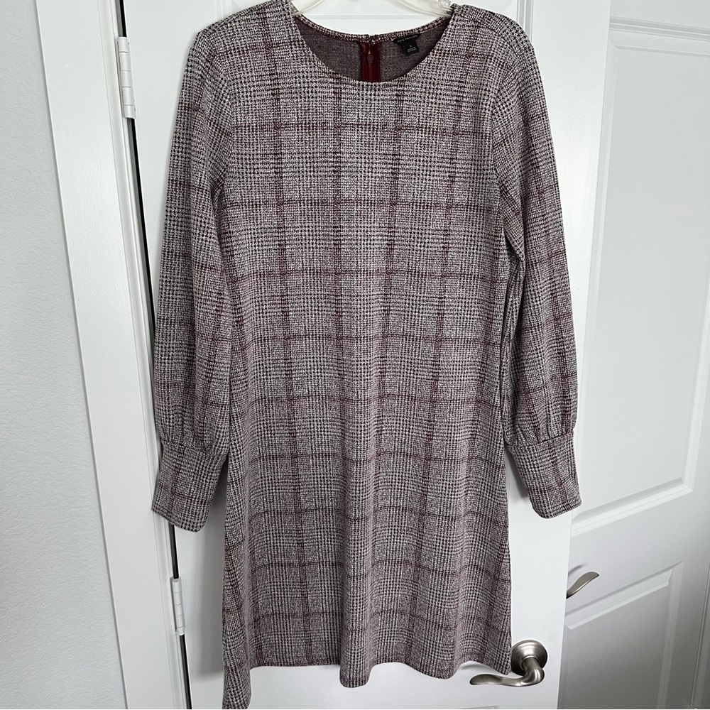 Ann Taylor Long Sleeve Fit and Flare Dress